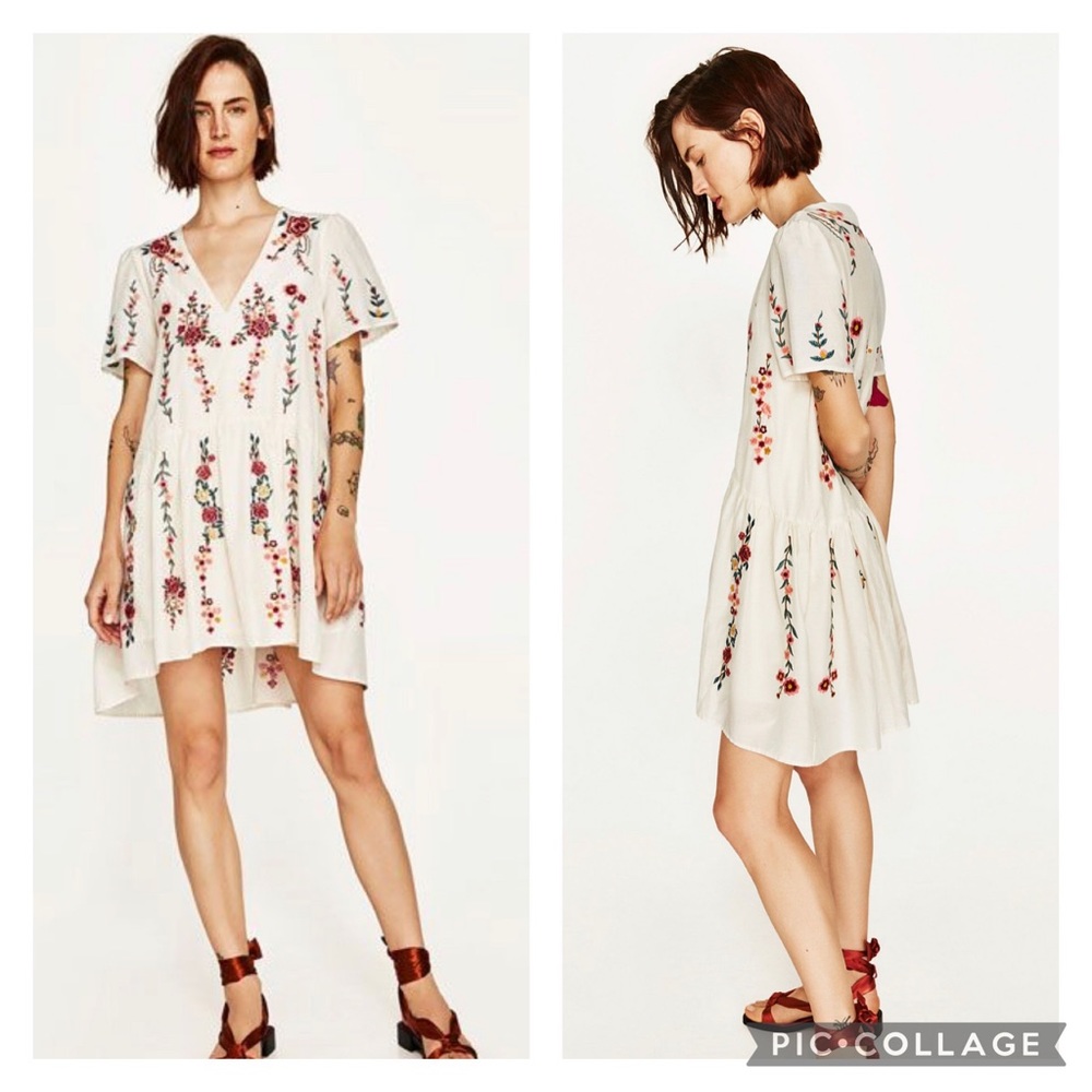 COPY - Western Boho Zara Embroidery cotton Dress